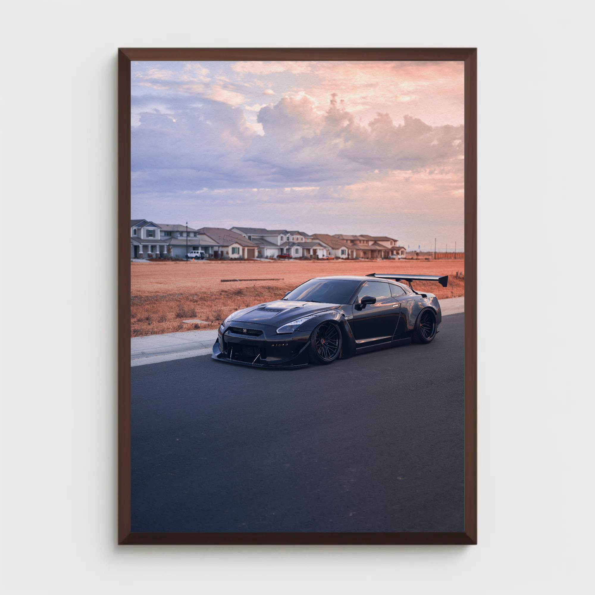 Widebody Nissan R35 GTR Automotive Car Poster #002 - Throttle Designs