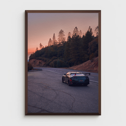 Nissan GTR R35 Automotive Car Poster #007 - Throttle Designs