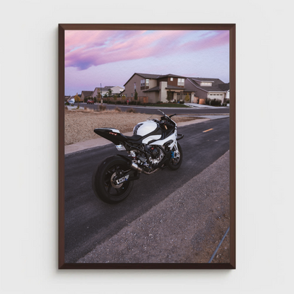 BMW S1000RR Motorcycle Poster #005 - Throttle Designs