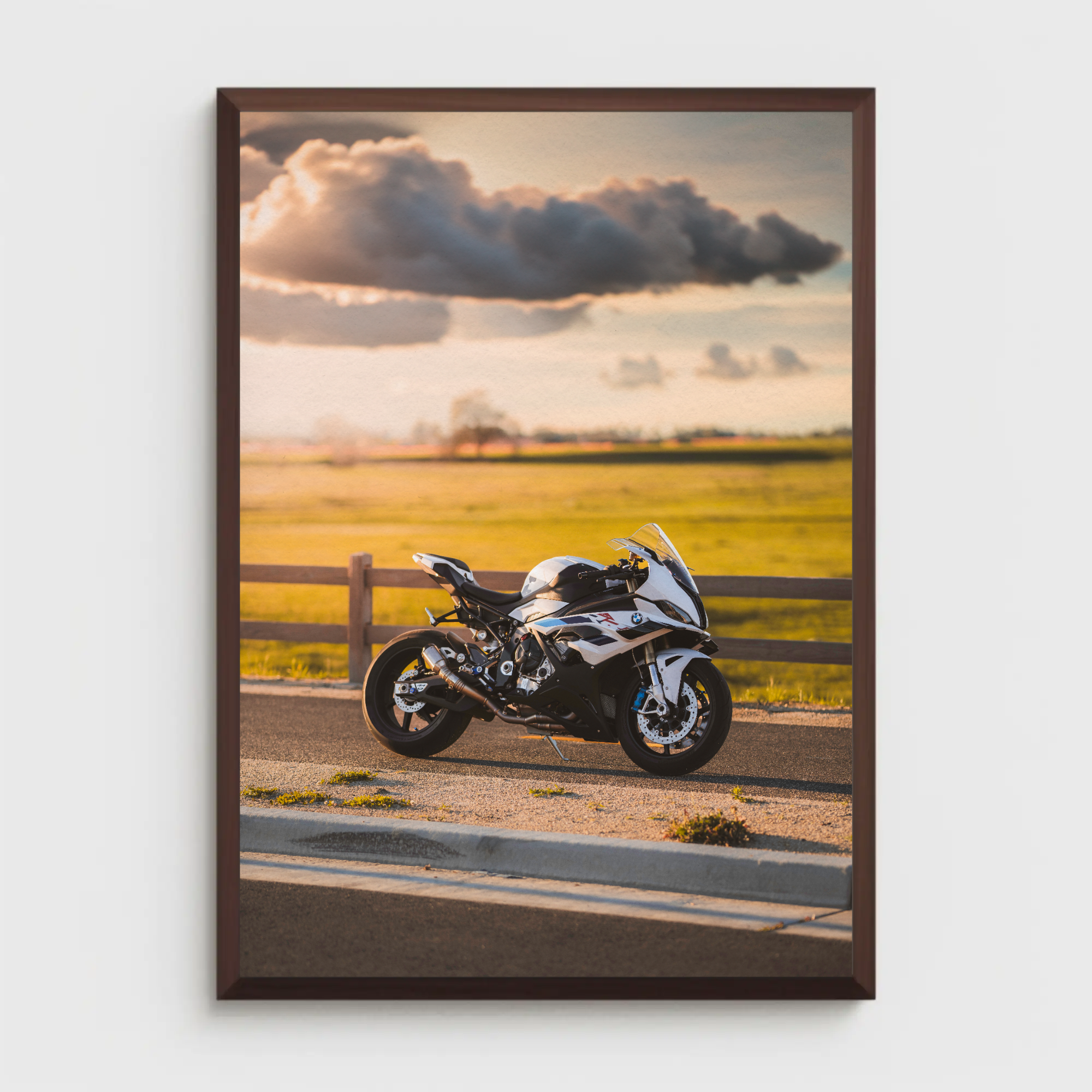 BMW S1000RR Motorcycle Poster #057 - Throttle Designs