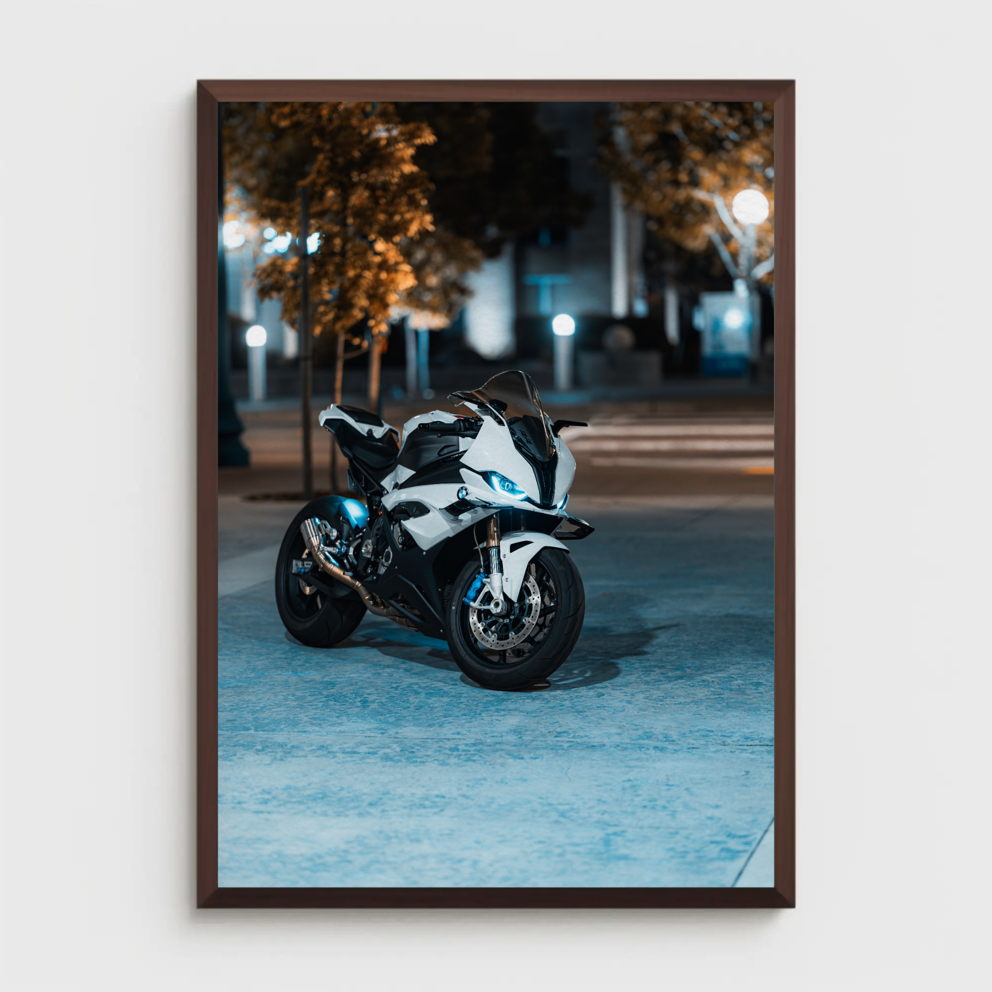 BMW S1000RR Motorcycle Poster #035 - Throttle Designs