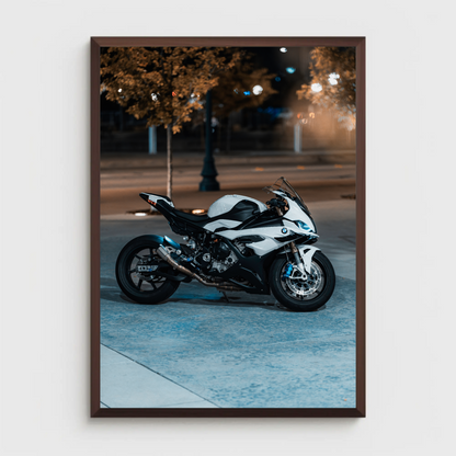 BMW S1000RR Motorcycle Poster #036 - Throttle Designs