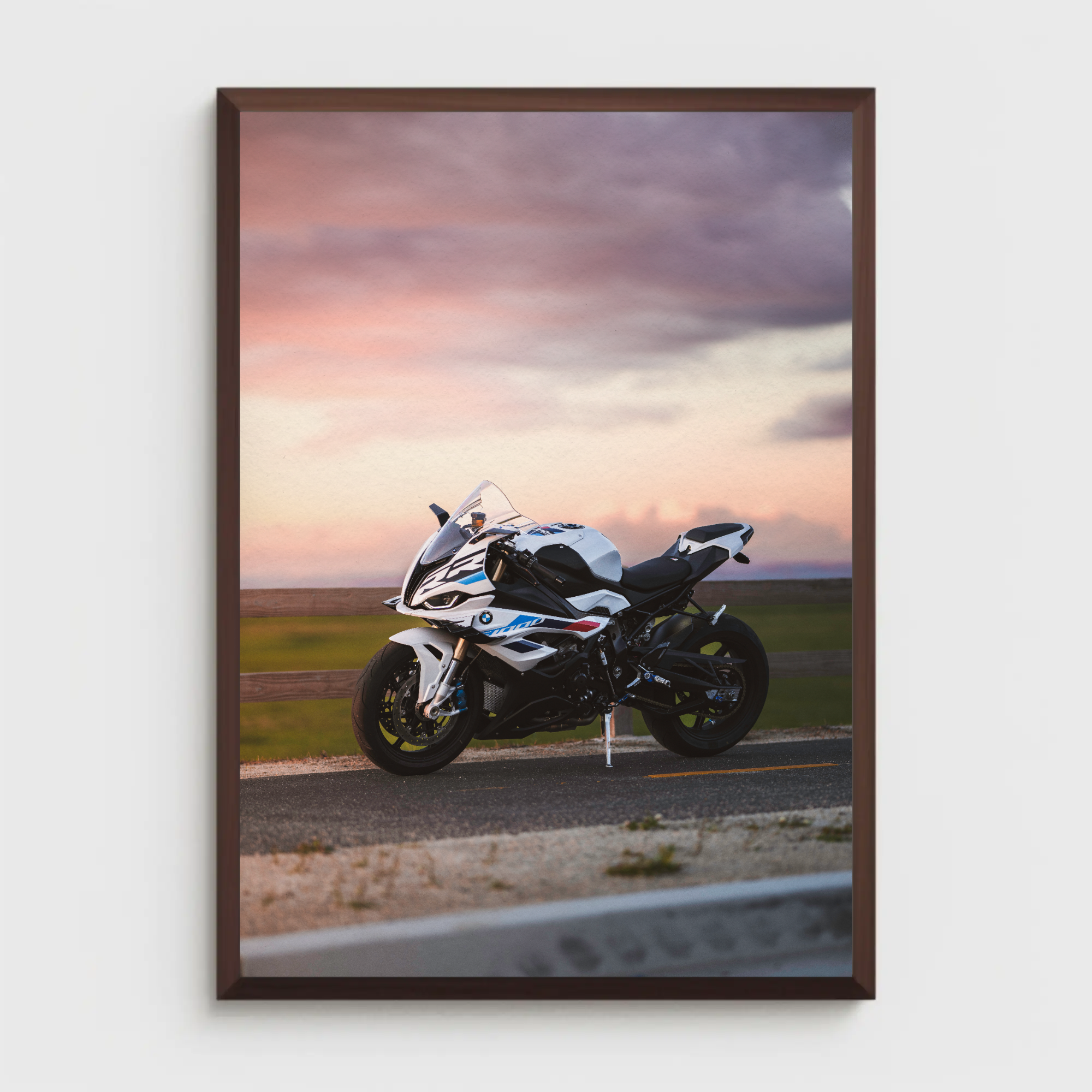 BMW S1000RR Motorcycle Poster #056 - Throttle Designs