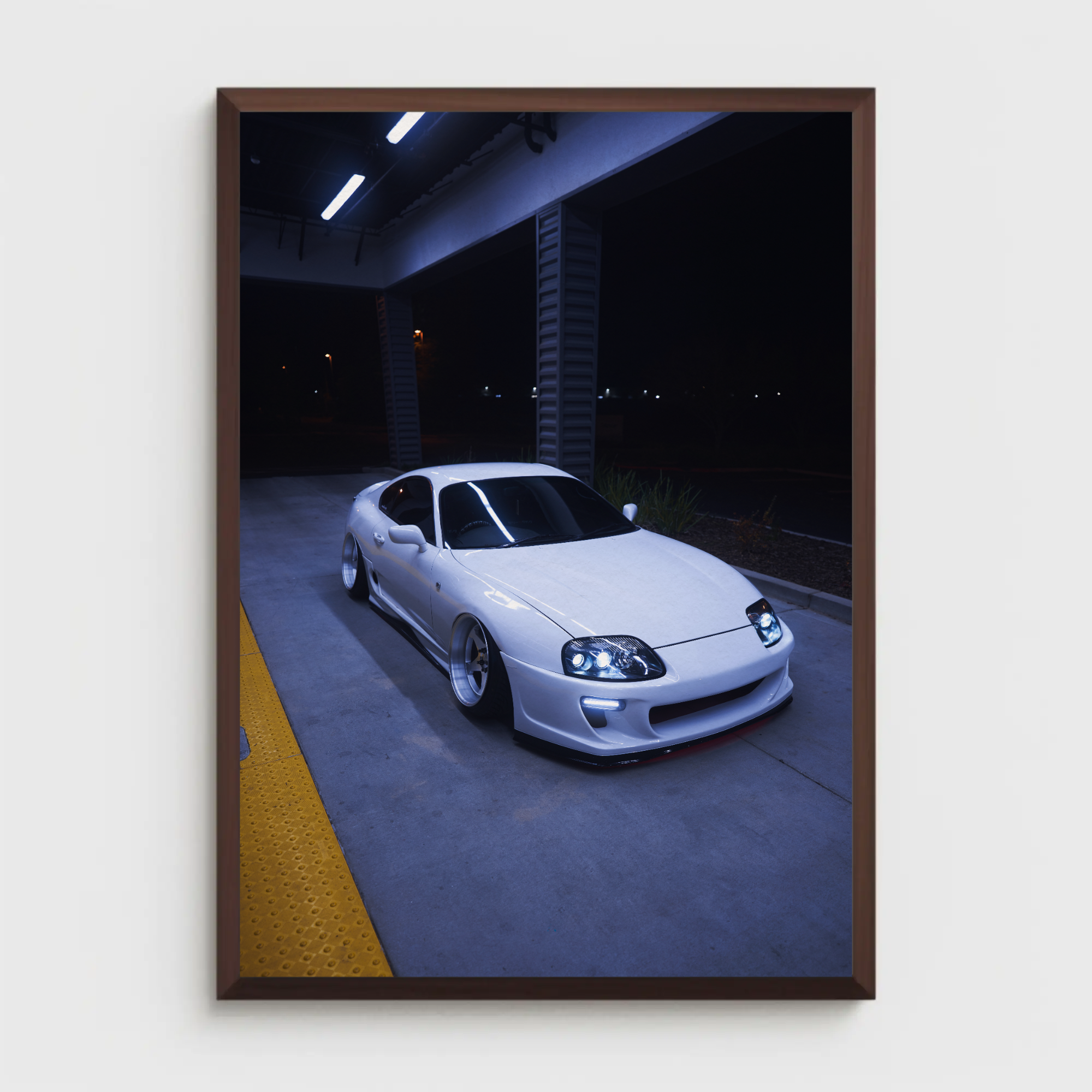 Toyota Supra MK4 Automotive Car Poster #013 - Throttle Designs