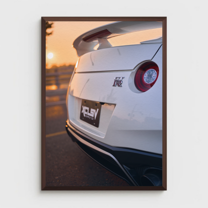 Nissan GTR R35 Automotive Car Poster #004 - Throttle Designs