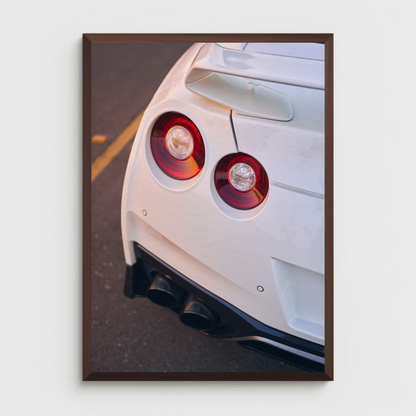 Nissan GTR R35 Automotive Car Poster #005 - Throttle Designs