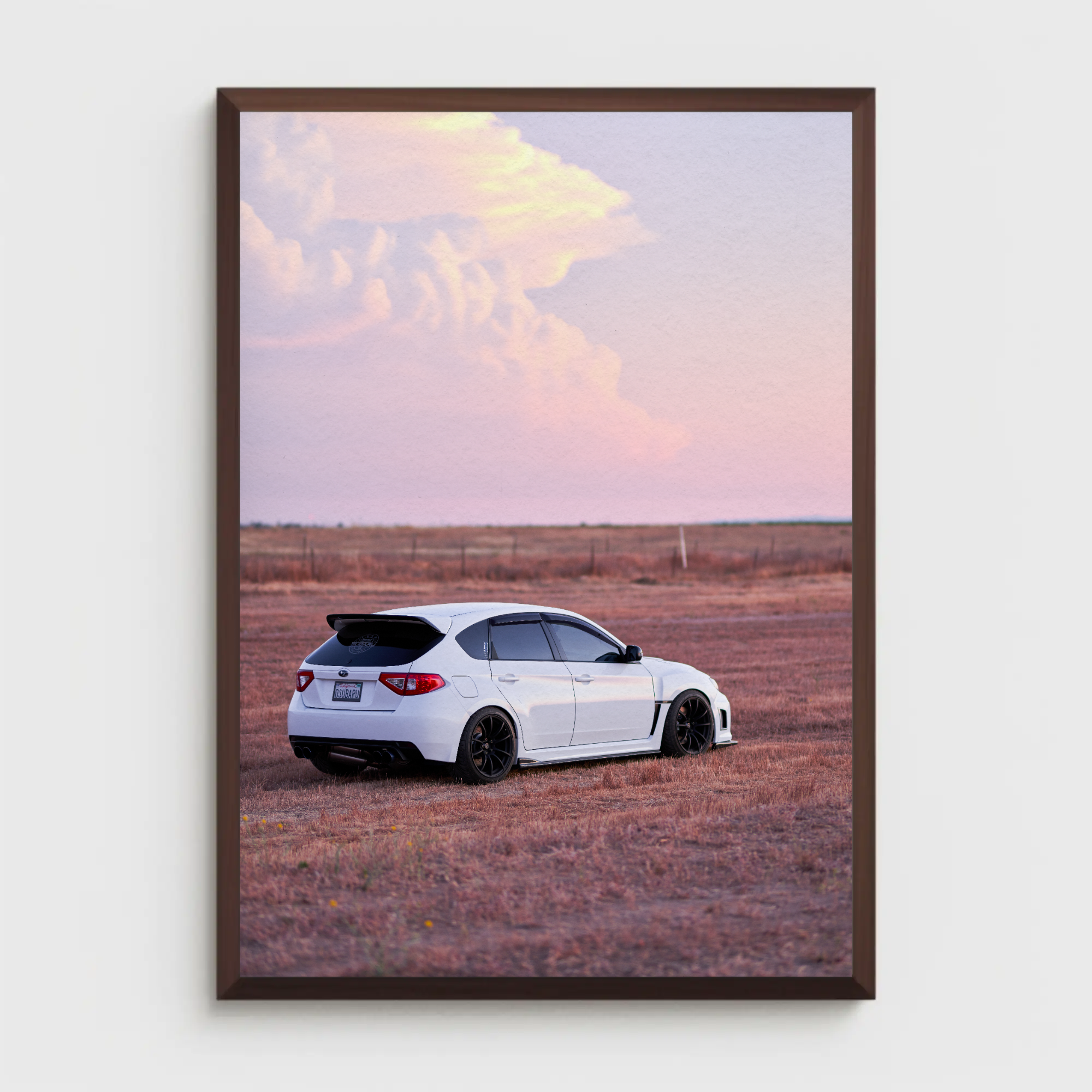 Subaru WRX STI Automotive Car Poster #021 - Throttle Designs