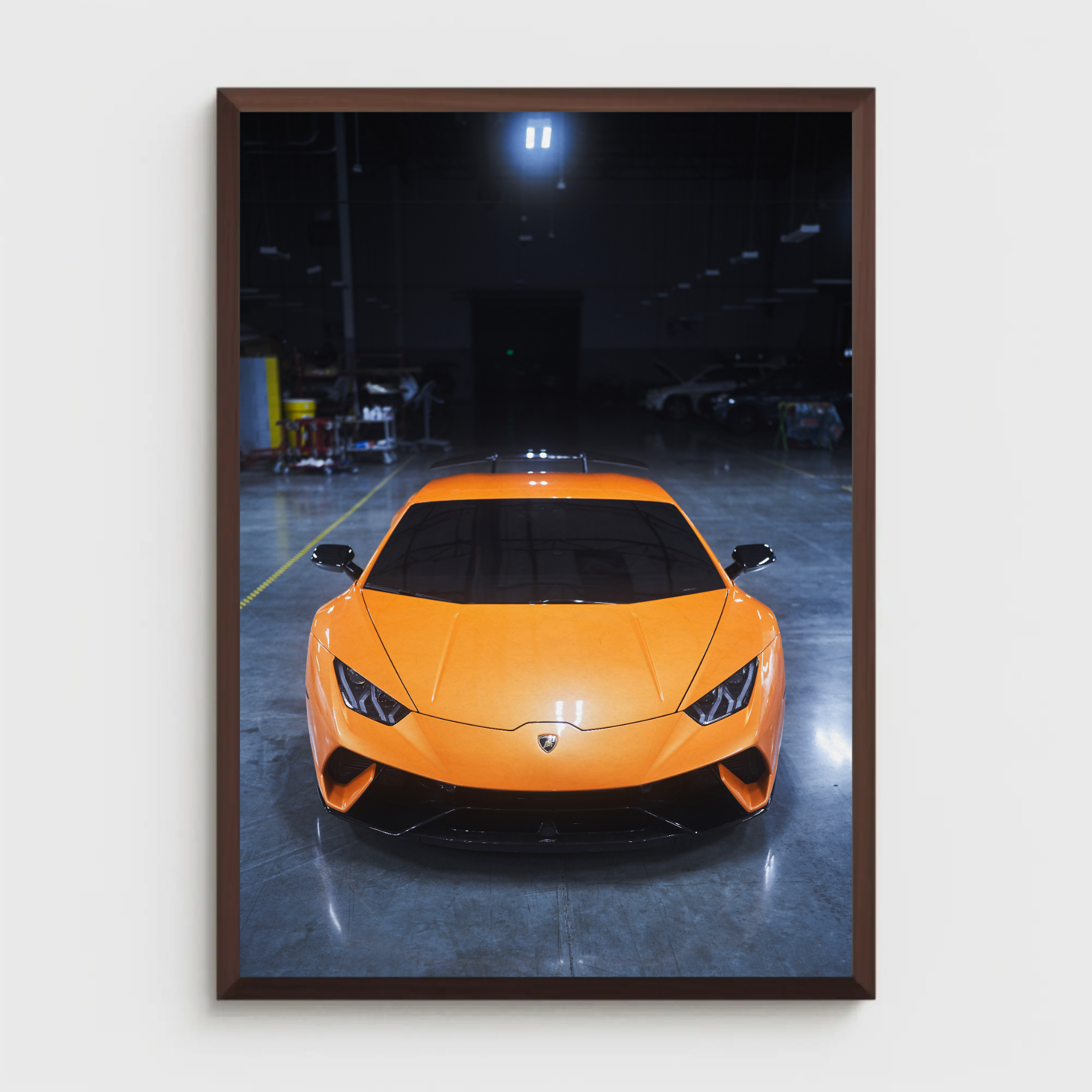 Lamborghini Huracan Automotive Car Poster #017 - Throttle Designs