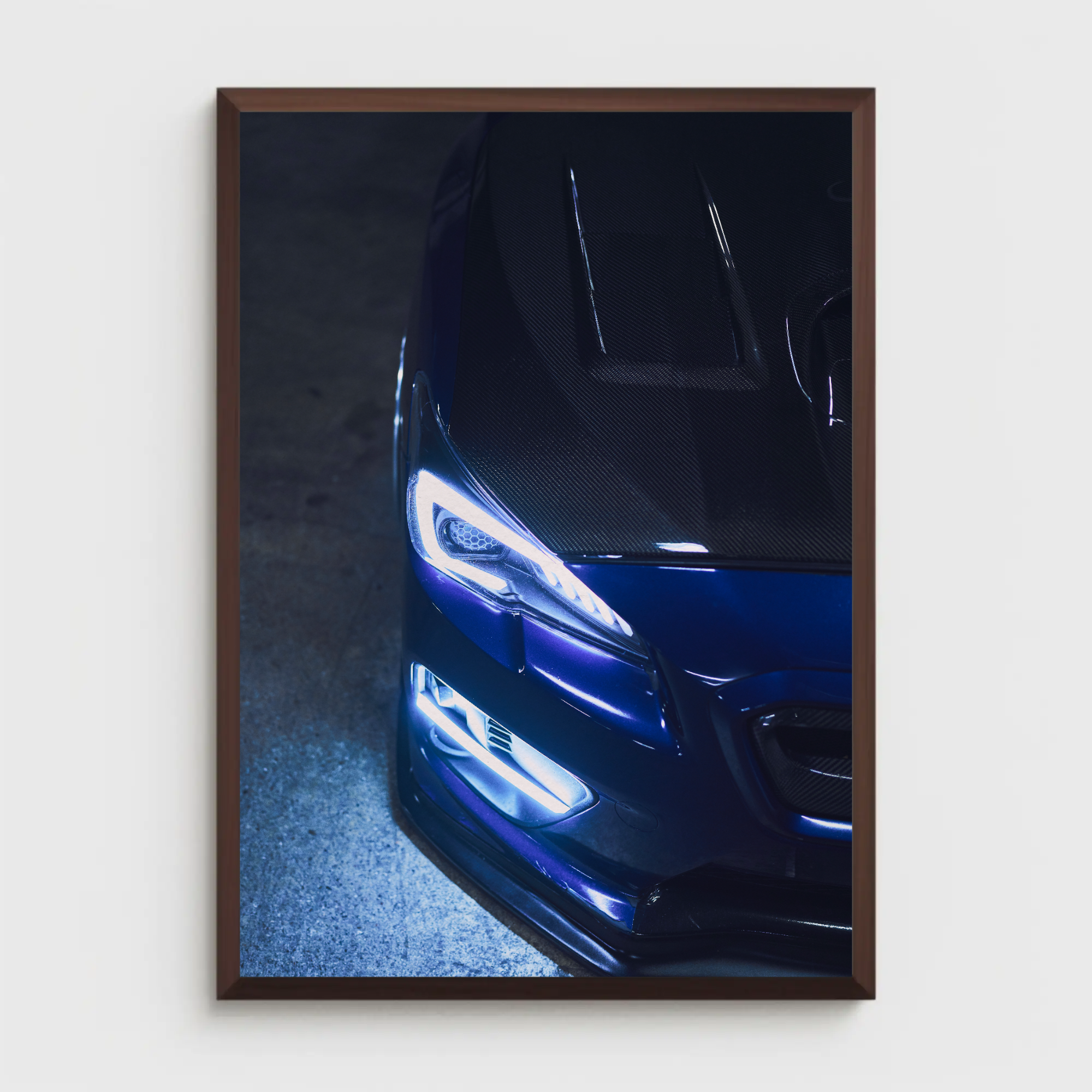 Subaru WRX Automotive Car Poster #001 - Throttle Designs