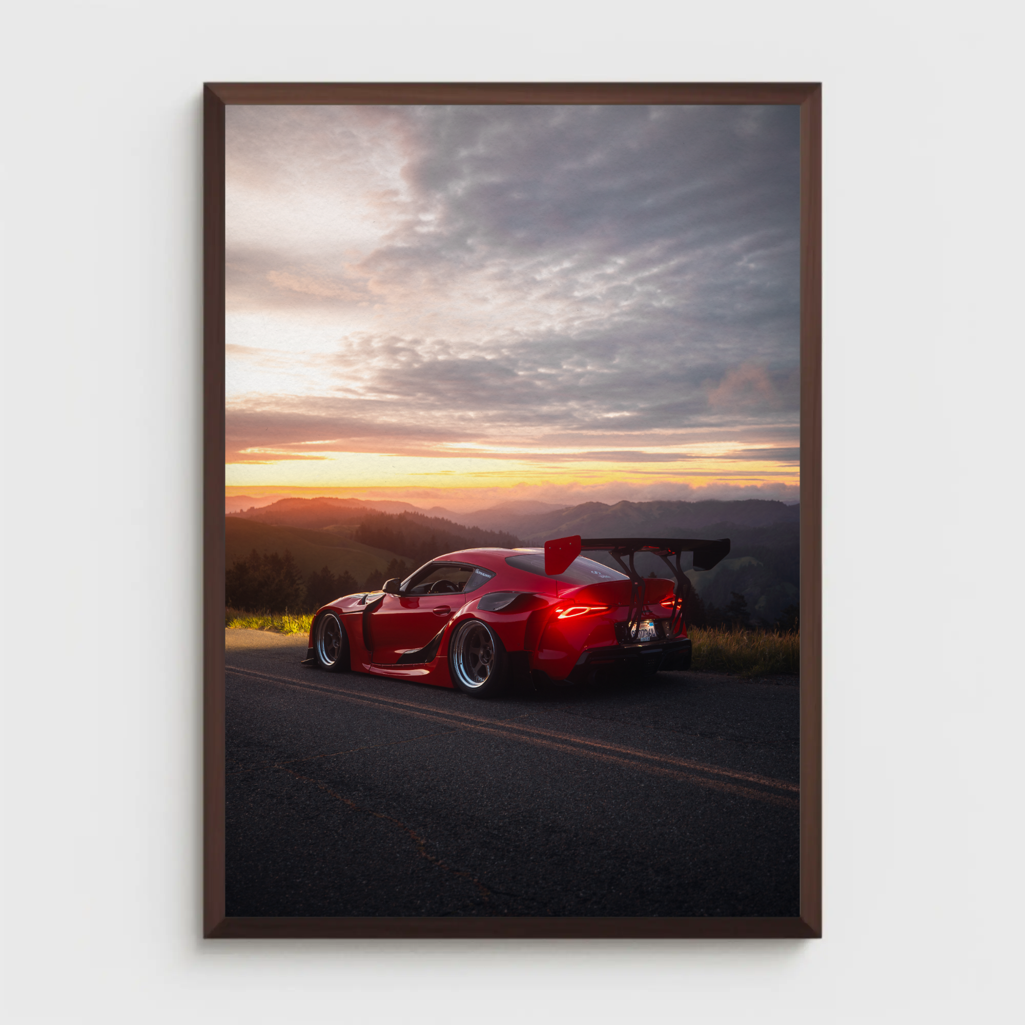 Stunning Toyota Supra Mk5 JDM Car Poster #005 for Auto Enthusiasts - Throttle Designs