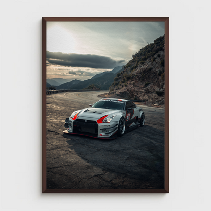 Nissan GTR R35 Automotive Art Poster #016 - Elevate Your Decor - Throttle Designs