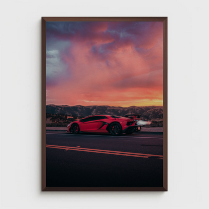 Lamborghini Aventador SVJ Hypercar Wall Art Poster #001 - Stunning Décor - Throttle Designs