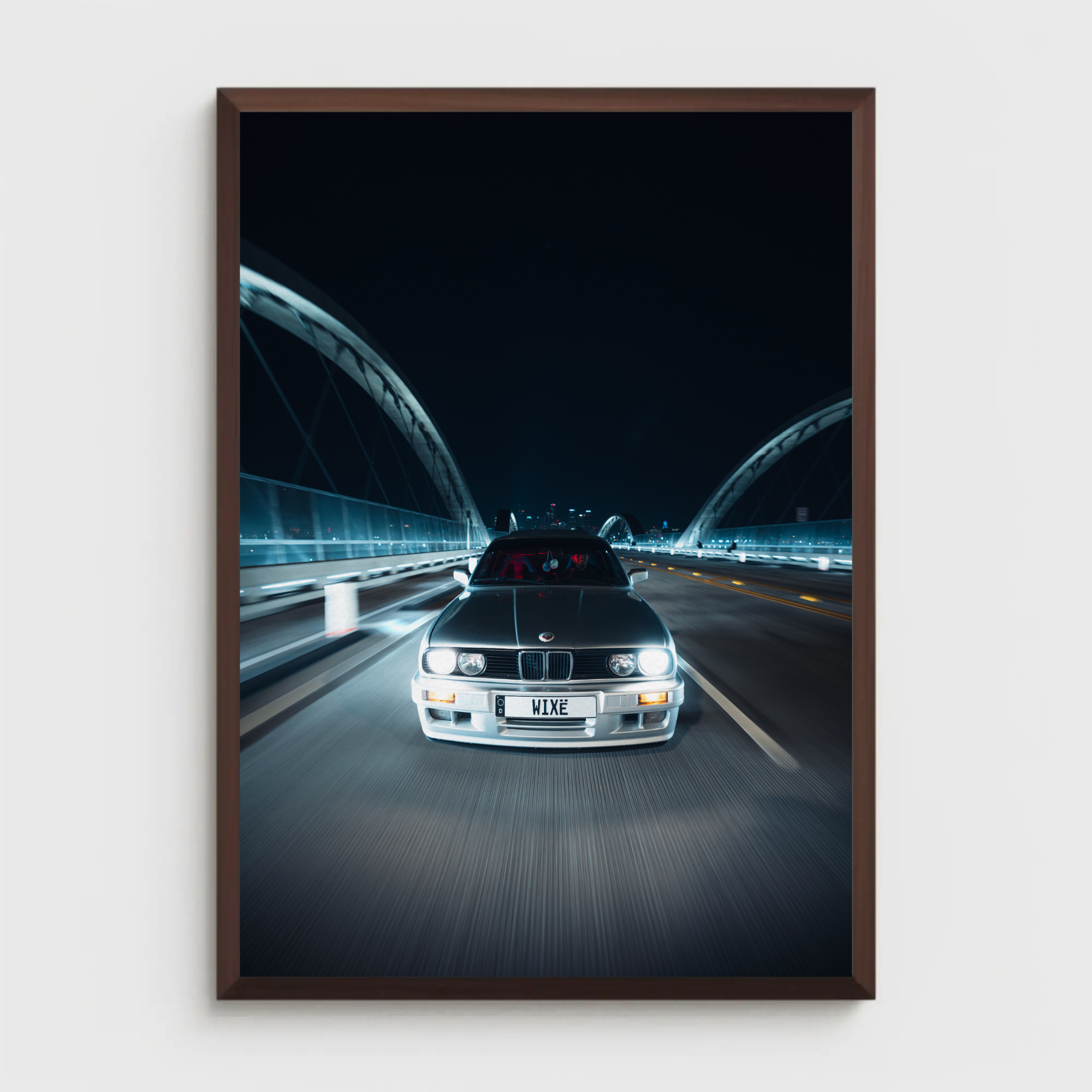 Iconic BMW E30 Euro Car Wall Art Poster #001 – Perfect for Car Lovers! - Throttle Designs