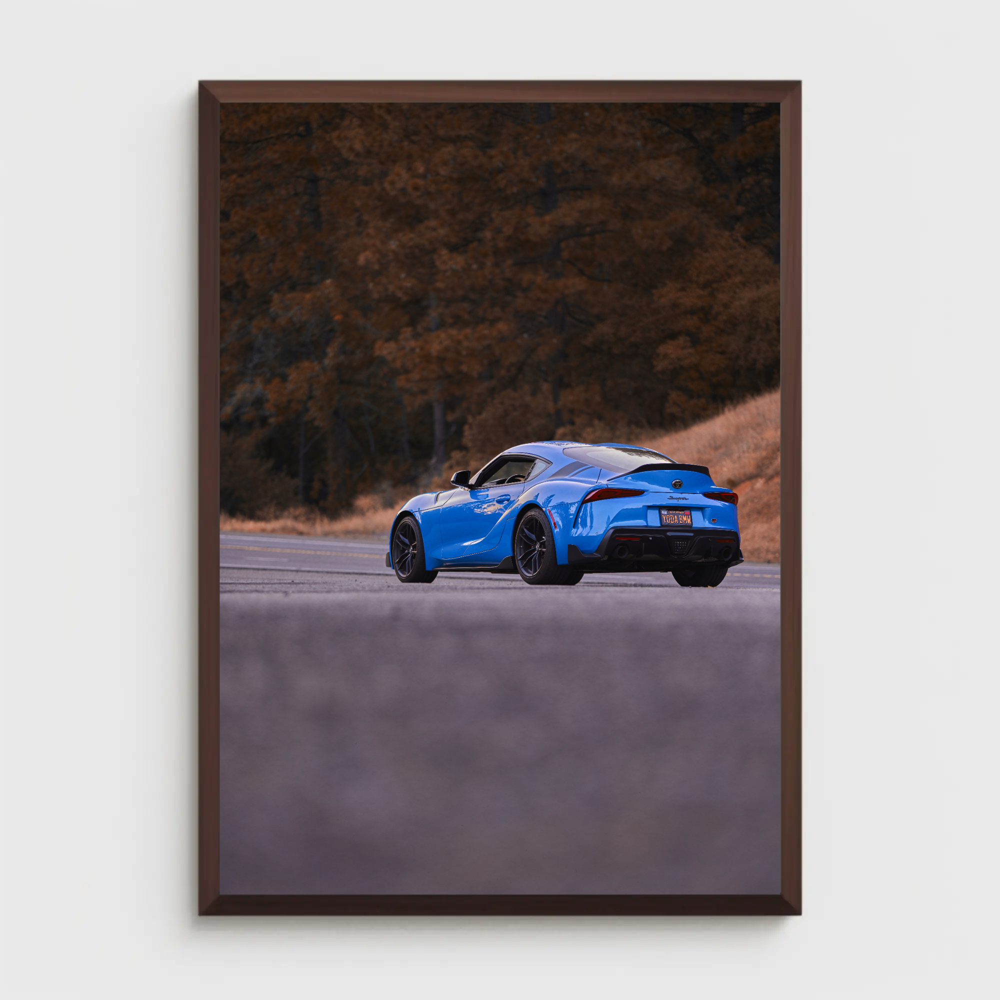 Toyota Supra MK5 Automotive Car Poster #003 - Throttle Designs