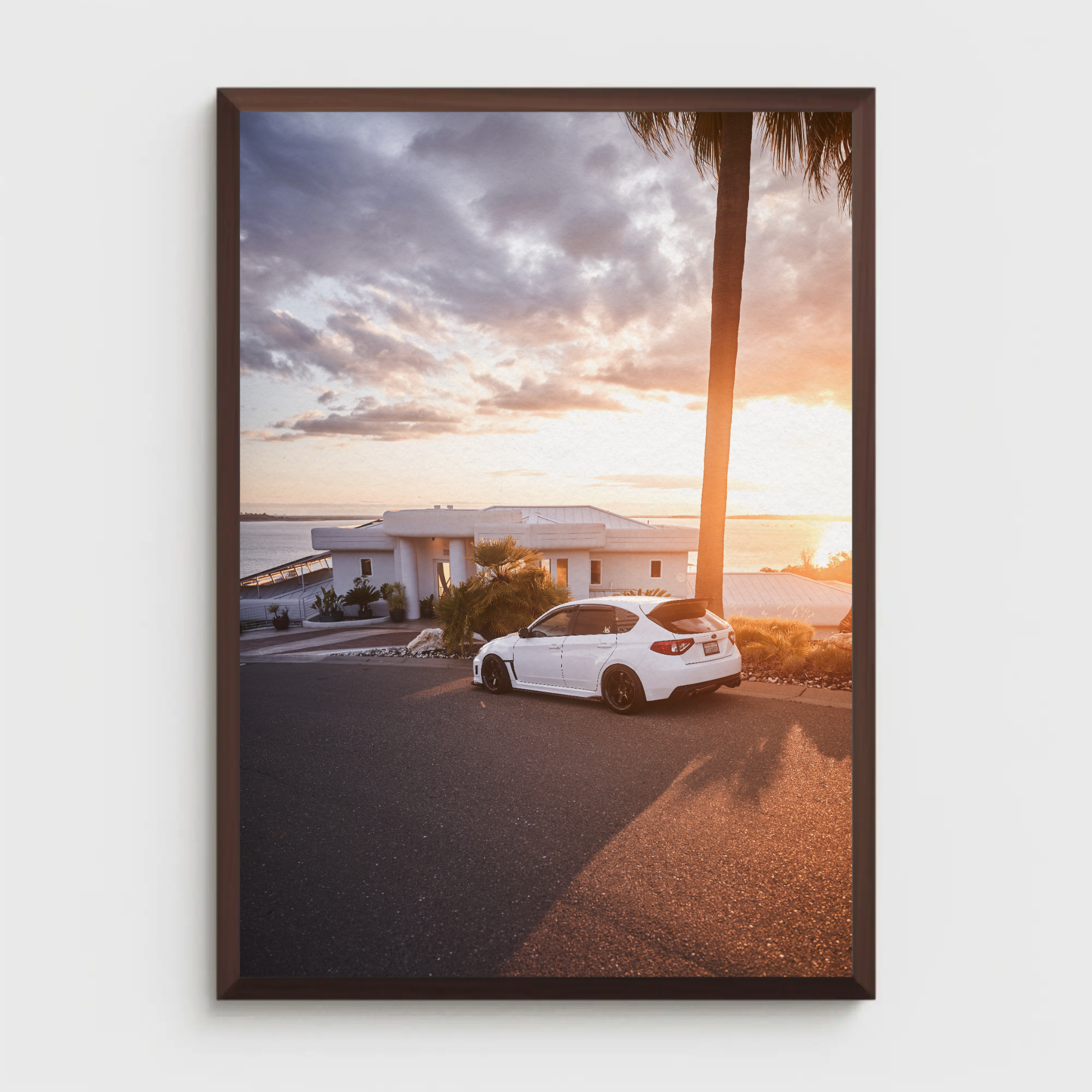 Subaru WRX STI Automotive Car Poster #023 - Throttle Designs