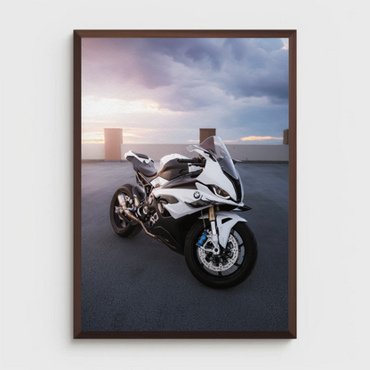 BMW S1000RR Motorcycle Poster #063 - Throttle Designs