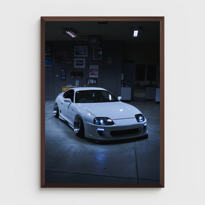 Toyota Supra MK4 Automotive Car Poster #020 - Throttle Designs