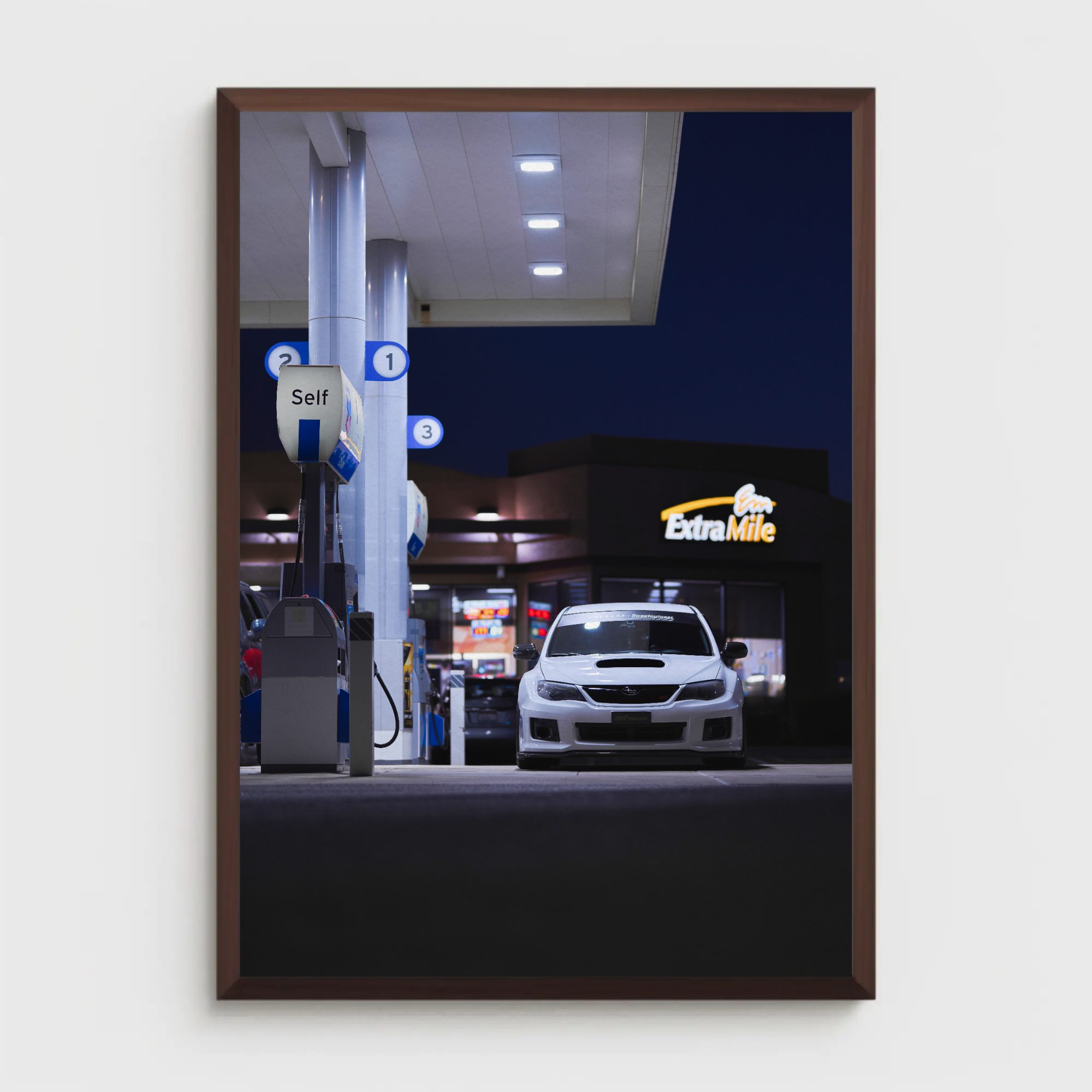 Subaru WRX STI Automotive Car Poster #019 - Throttle Designs