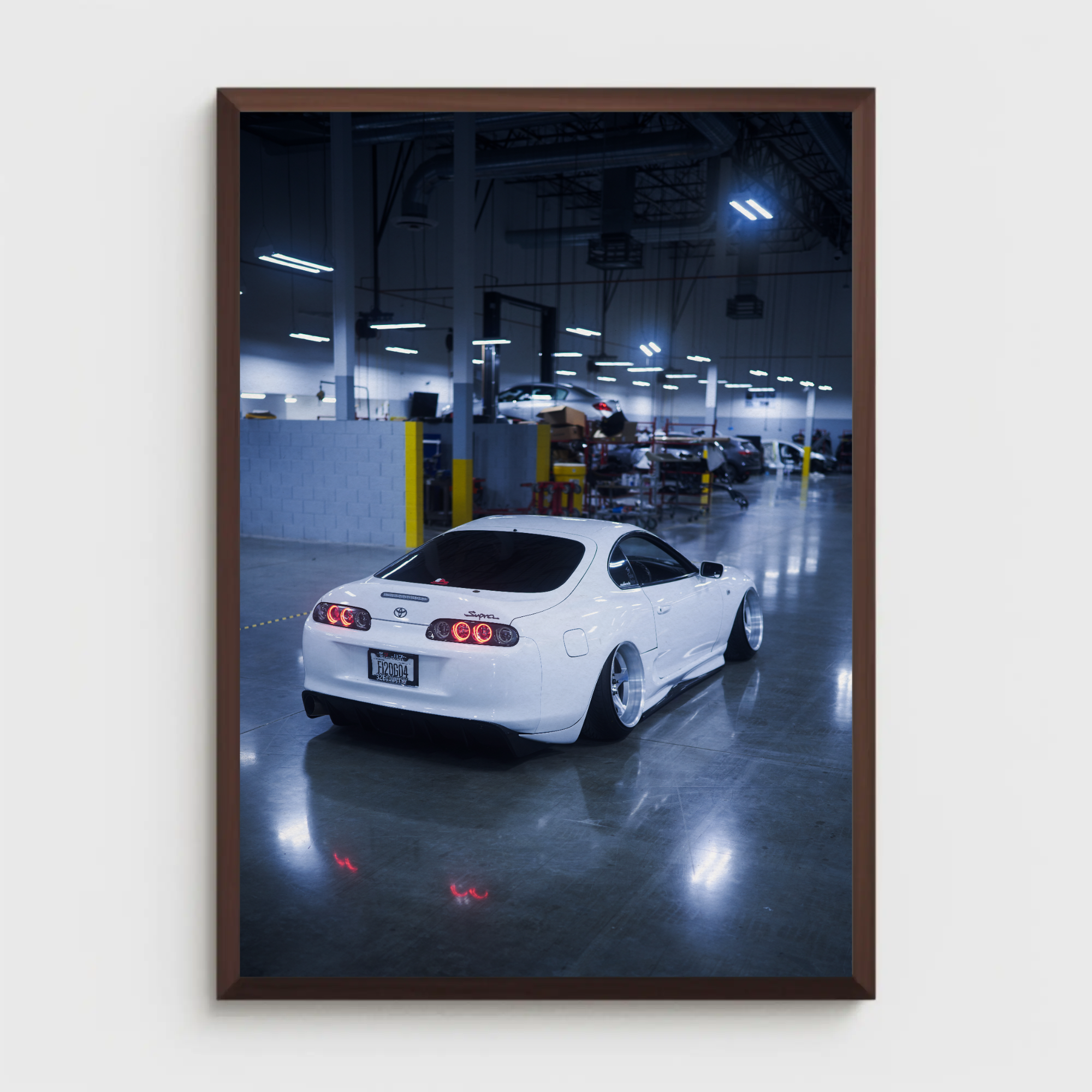 Toyota Supra MK4 Automotive Car Poster #003 - Throttle Designs