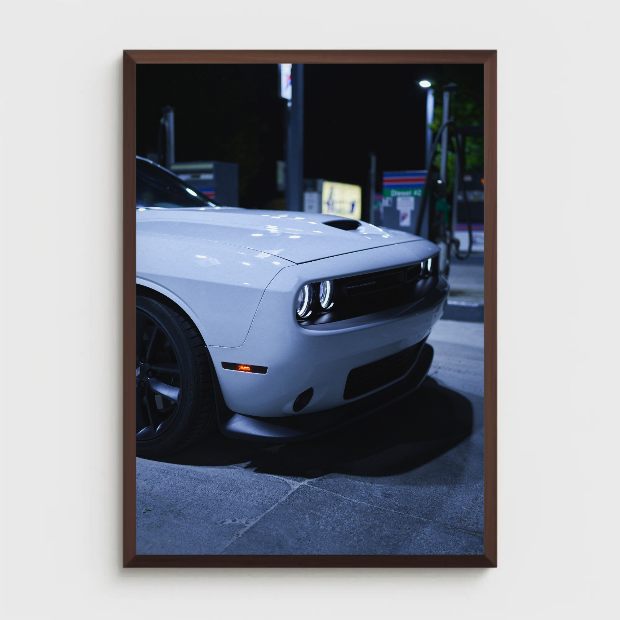 Dodge Challenger Automotive Car Poster #009 - Throttle Designs