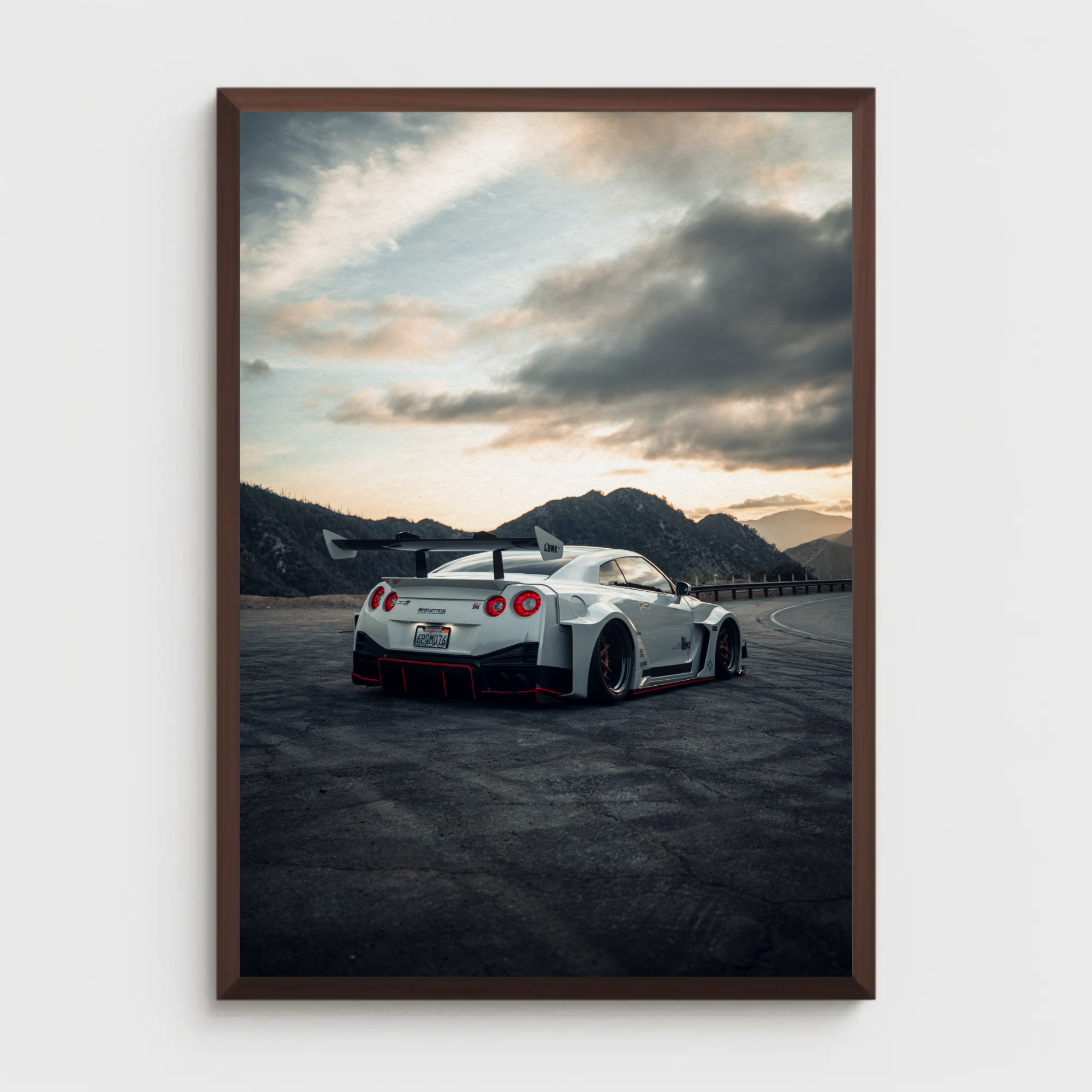 Nissan GTR R35 Wall Art Poster #017 - Perfect for Car Enthusiasts - Throttle Designs