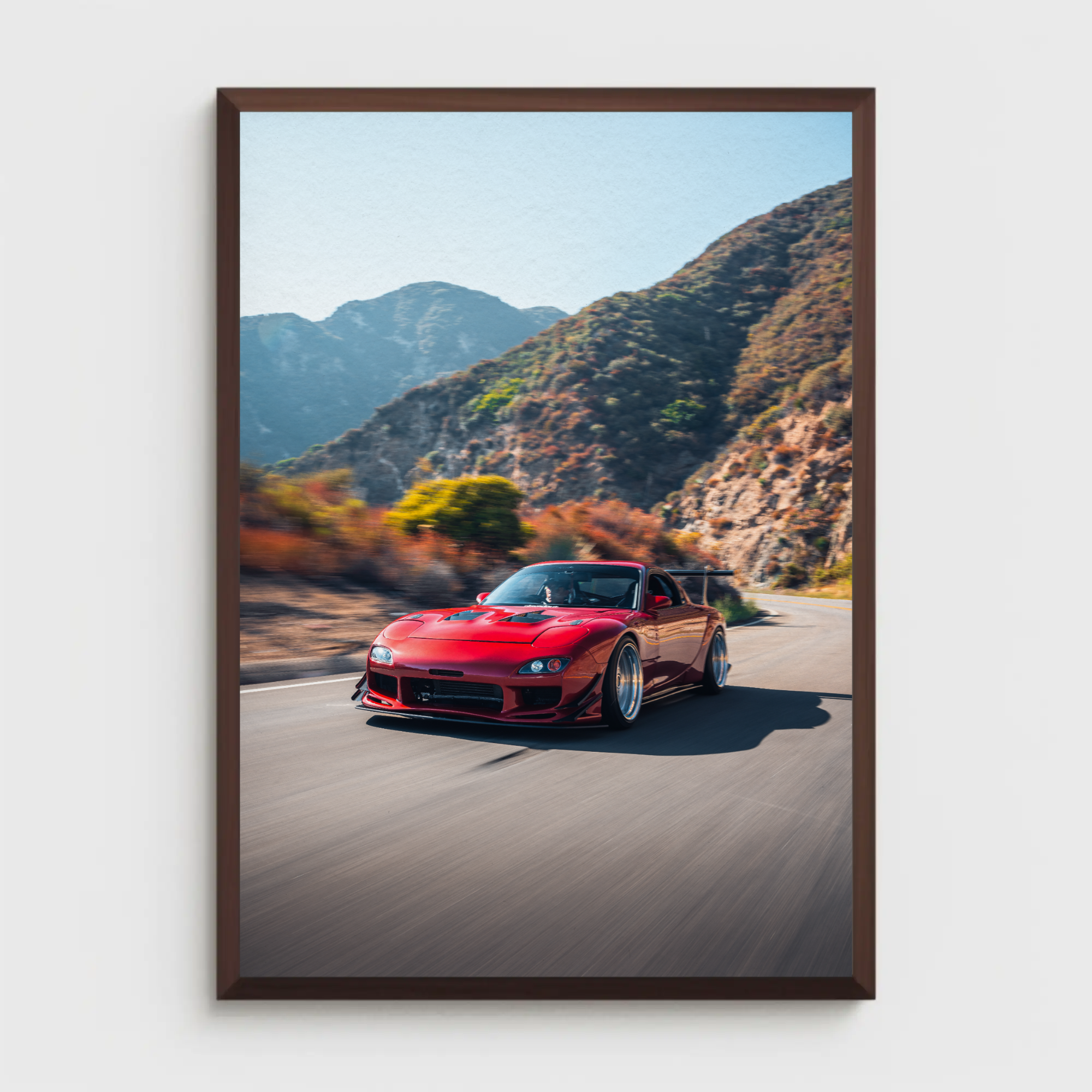 Stunning Mazda FD RX7 JDM Car Poster for Automotive Art Lovers #001 - Throttle Designs