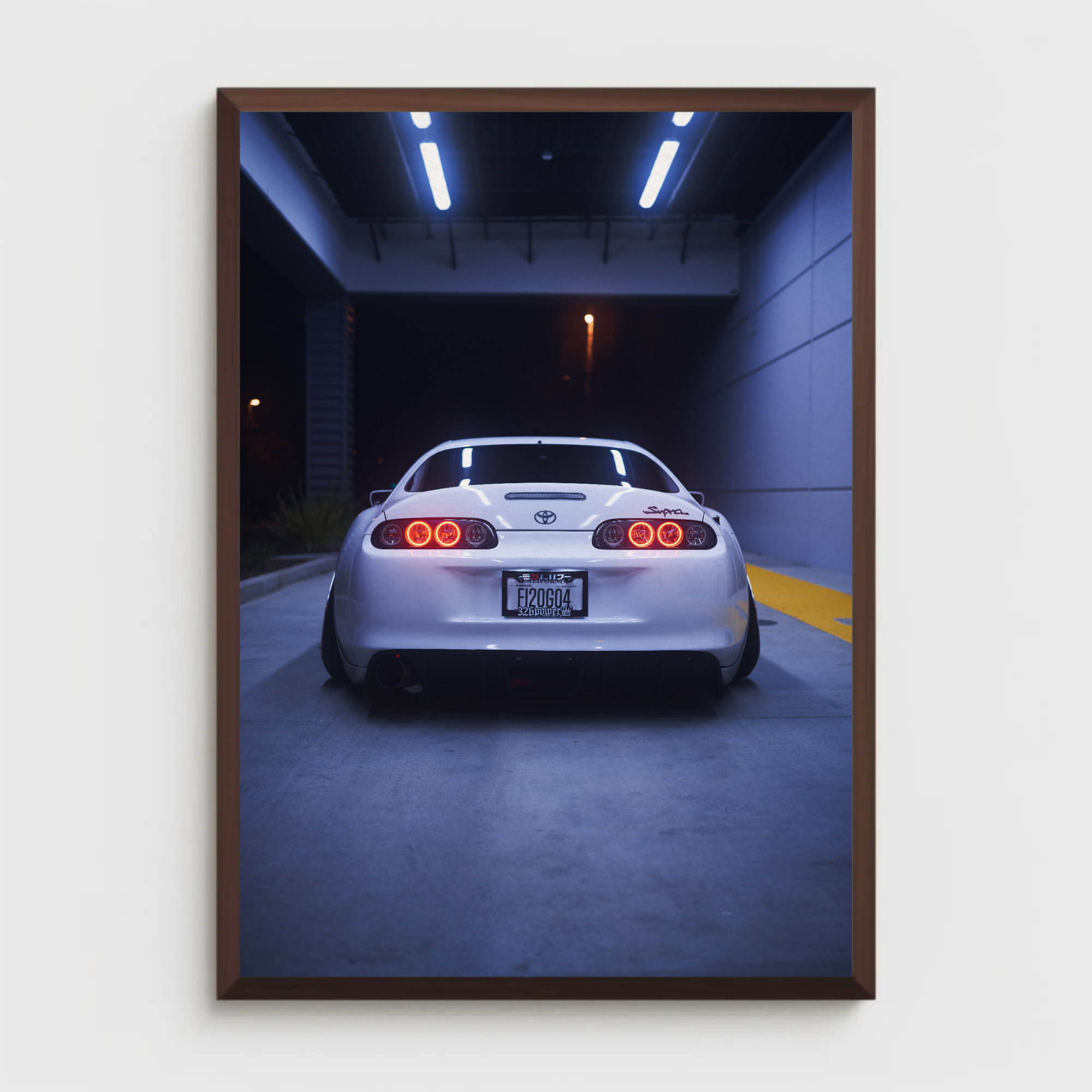 Toyota Supra MK4 Automotive Car Poster #006 - Throttle Designs