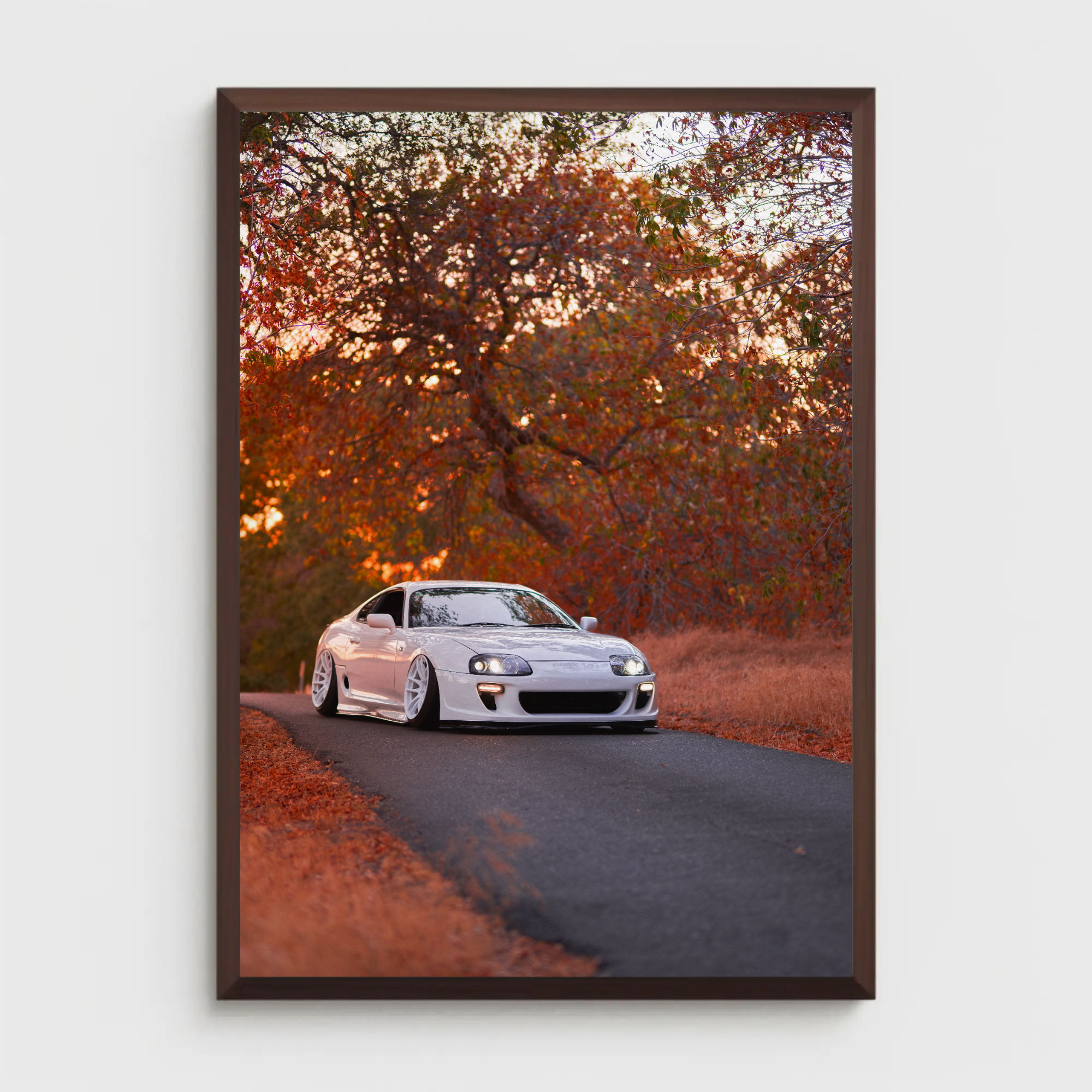 Toyota Supra MK4 Automotive Car Poster #023 - Throttle Designs