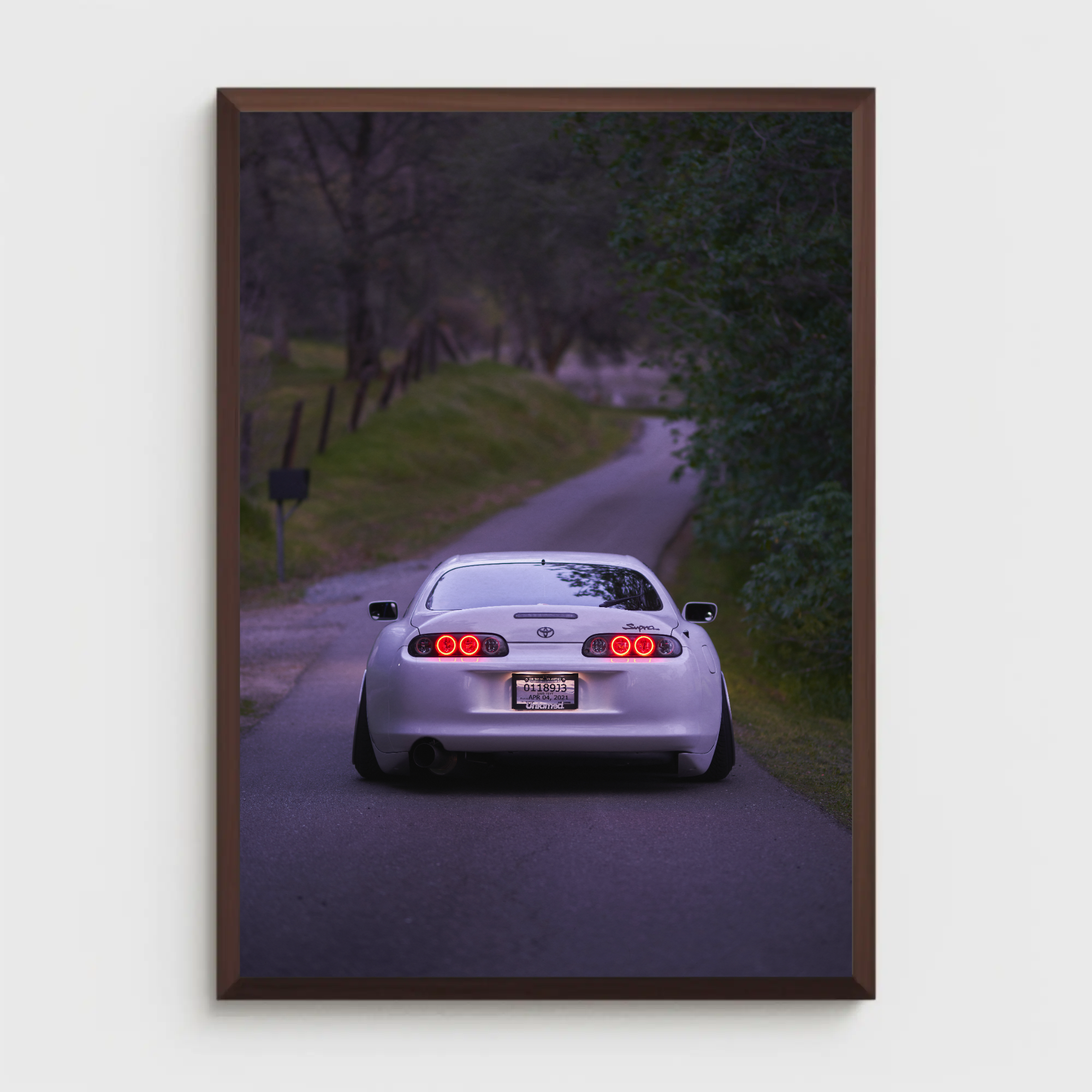 Toyota Supra MK4 Automotive Car Poster #022 - Throttle Designs