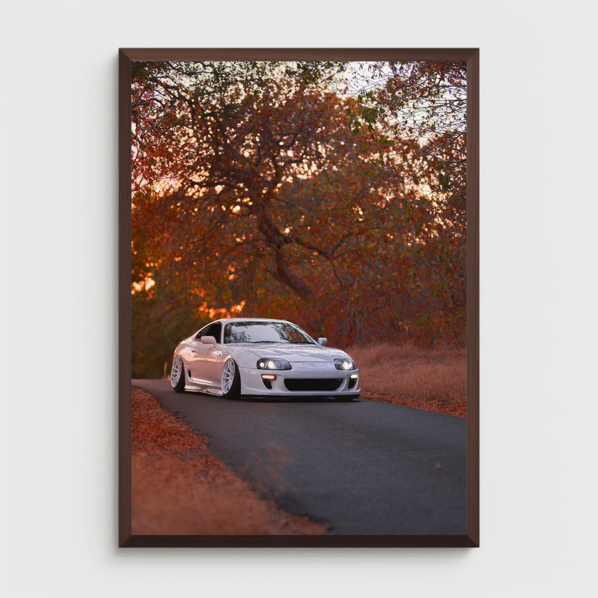 Toyota Supra MK4 Automotive Car Poster #026 - Throttle Designs