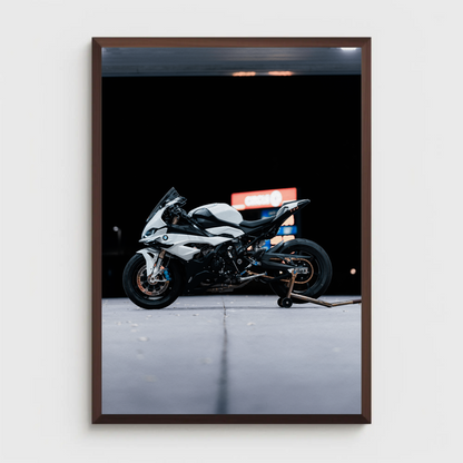 BMW S1000RR Motorcycle Poster #014 - Throttle Designs