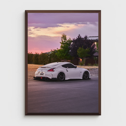 Nissan 370z Automotive Car Poster #008 - Throttle Designs