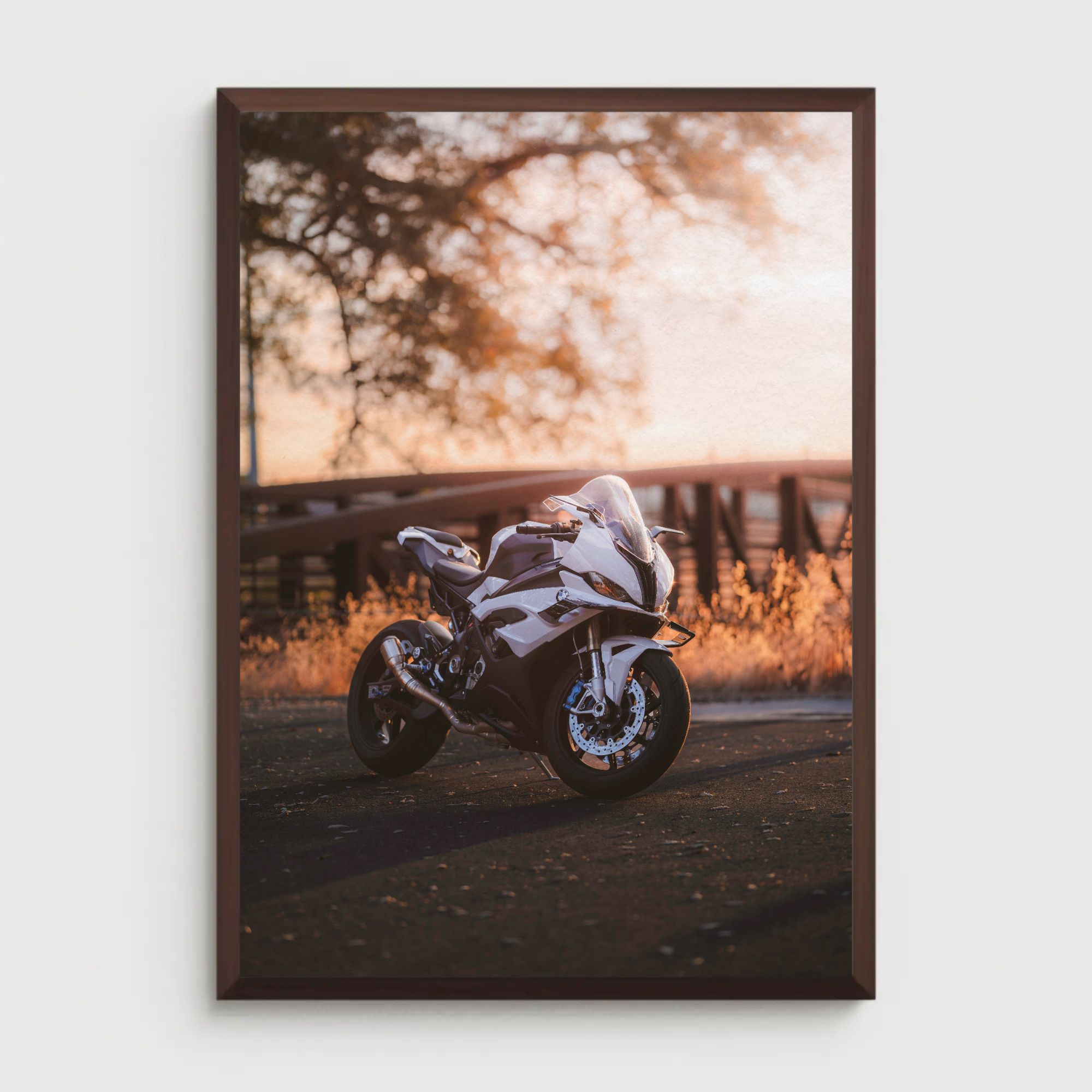 BMW S1000RR Motorcycle Poster #006 - Throttle Designs