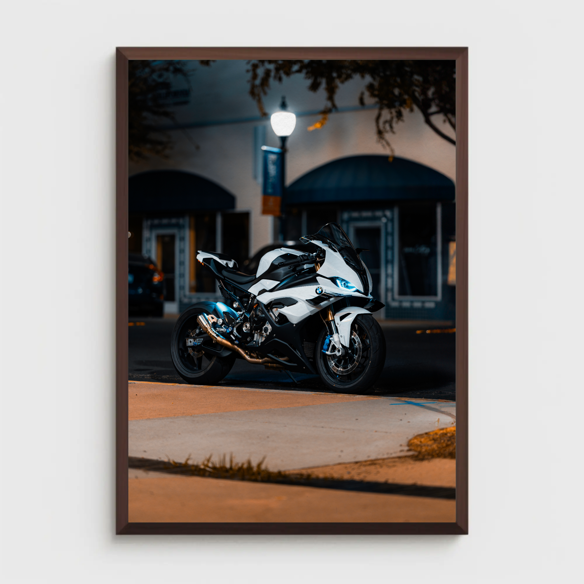 BMW S1000RR Motorcycle Poster #030 - Throttle Designs