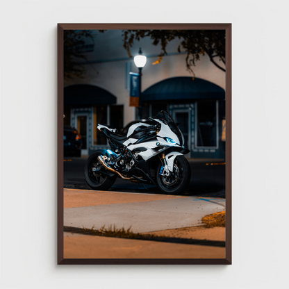 BMW S1000RR Motorcycle Poster #030 - Throttle Designs