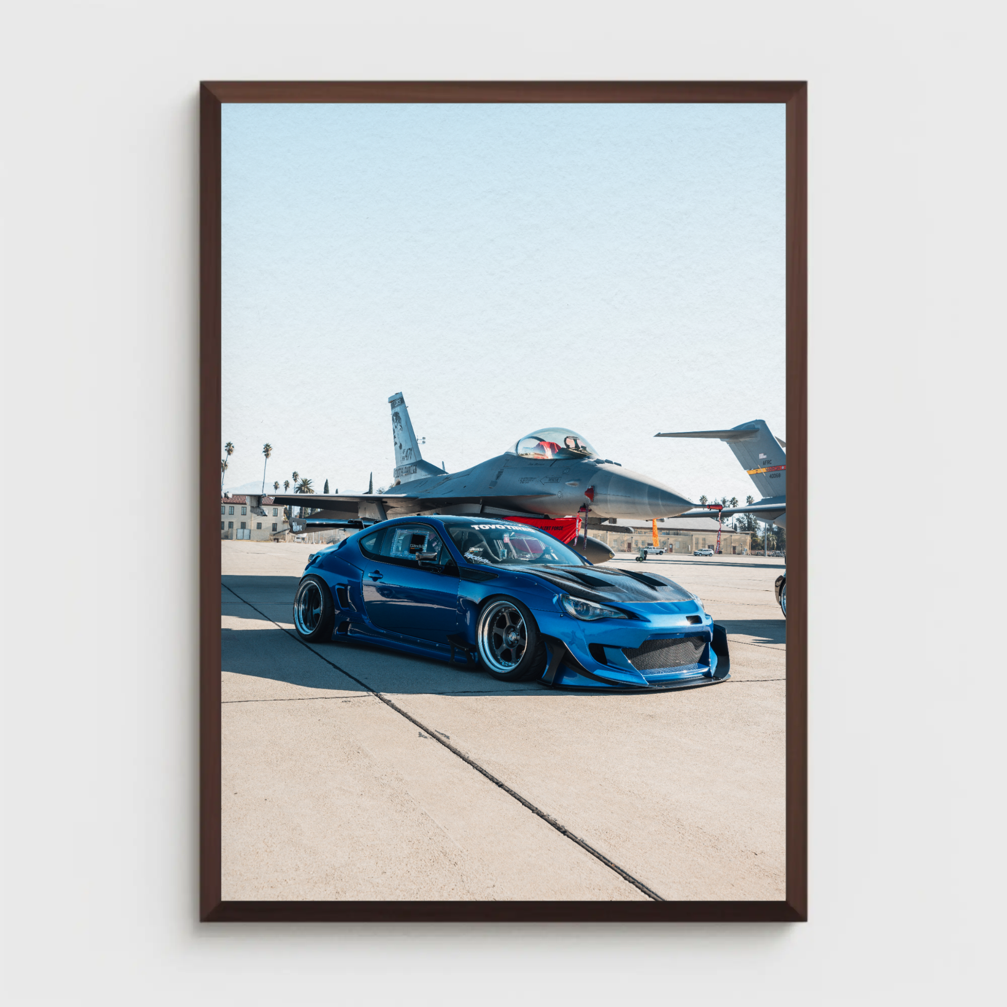 Sleek Modified Toyota FRS Car Poster #005 for Enthusiasts and Art Lovers