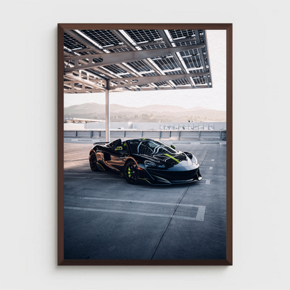 McLaren 600LT Supercar Art Poster #001 - Premium Wall Decor