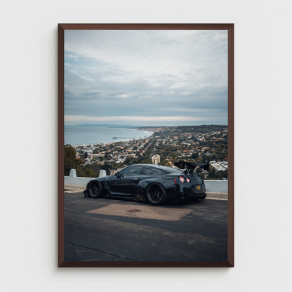 Sleek Nissan GTR R35 Wall Art Poster #022 for Car Enthusiasts