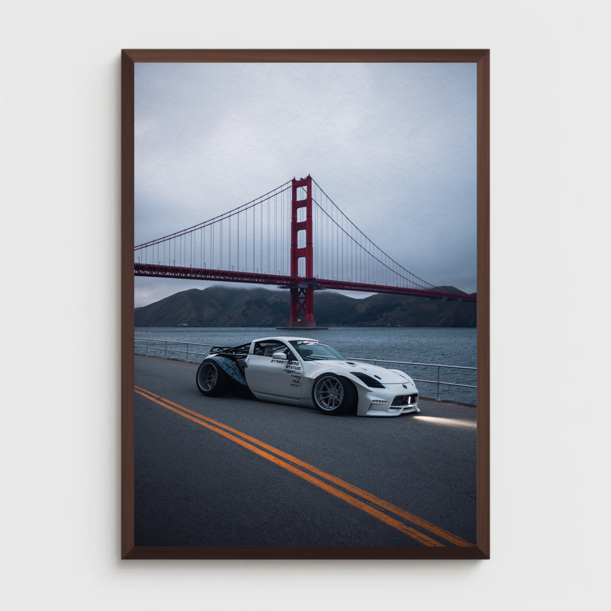 Nissan 350z Widebody JDM Car Art Poster #008 - Premium Wall Decor