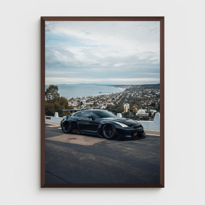 Stunning Nissan GTR R35 Wall Art Poster #023 for Car Lovers