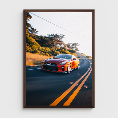 Nissan R35 GTR Art Print #026 - Premium Poster for Car Enthusiasts