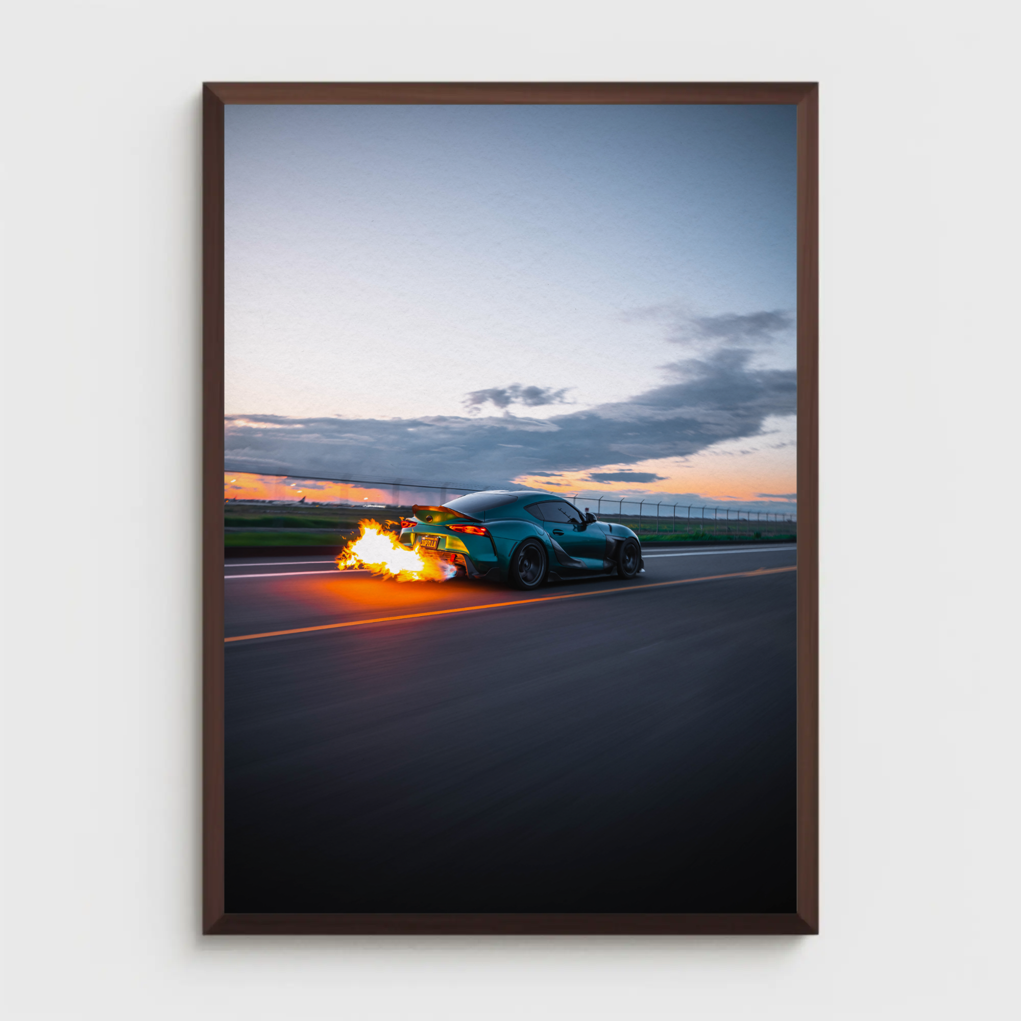 Toyota Supra Mk5 Art Print #007 - Premium Wall Decor for Car Lovers