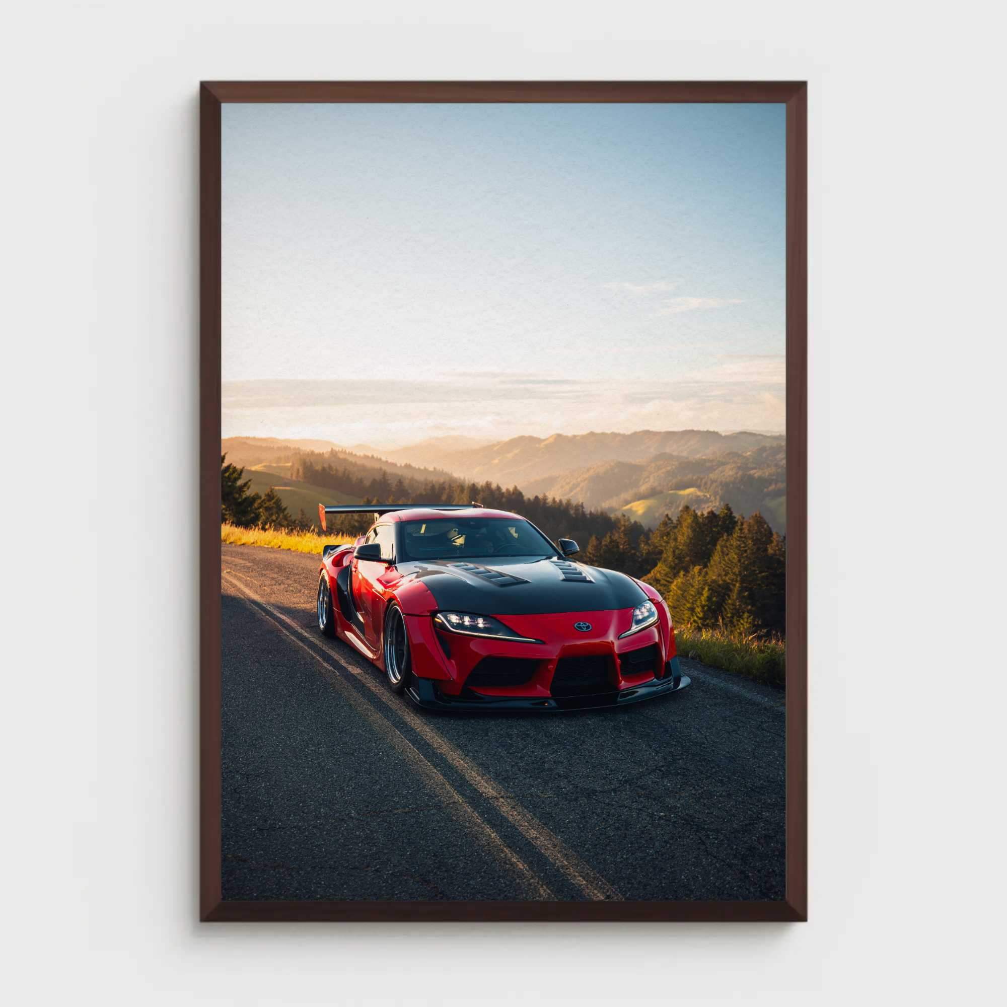 Toyota Supra Mk5 Wall Art Poster #010 - Premium Satin Print