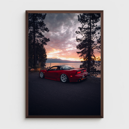 Acura NSX JDM Car Art Poster #007 - Sleek Wall Decor for Enthusiasts