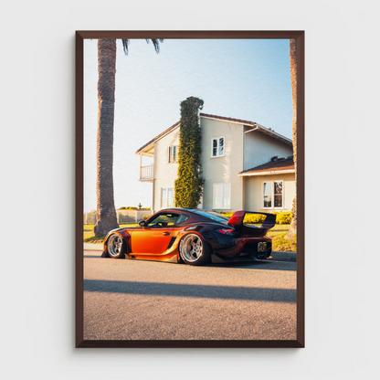 Porsche Cayman Art Print #002 - Premium Wall Decor for Car Lovers