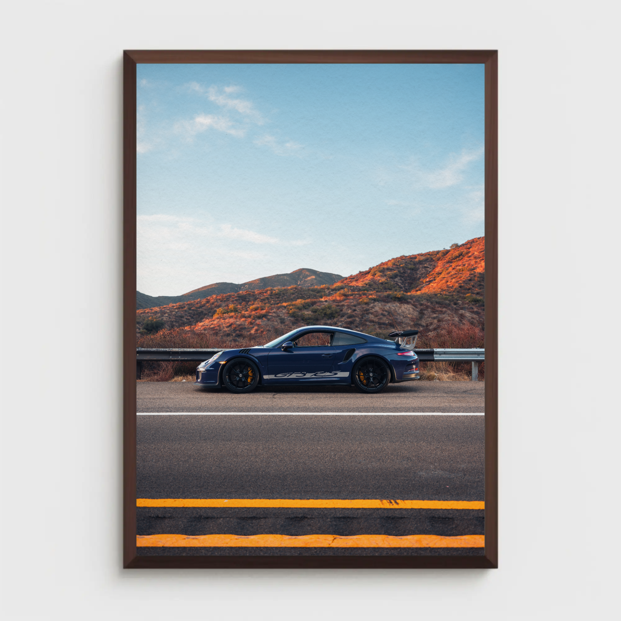 Porsche GT3RS Supercar Wall Art Poster #001 - Premium Decor for Enthusiasts