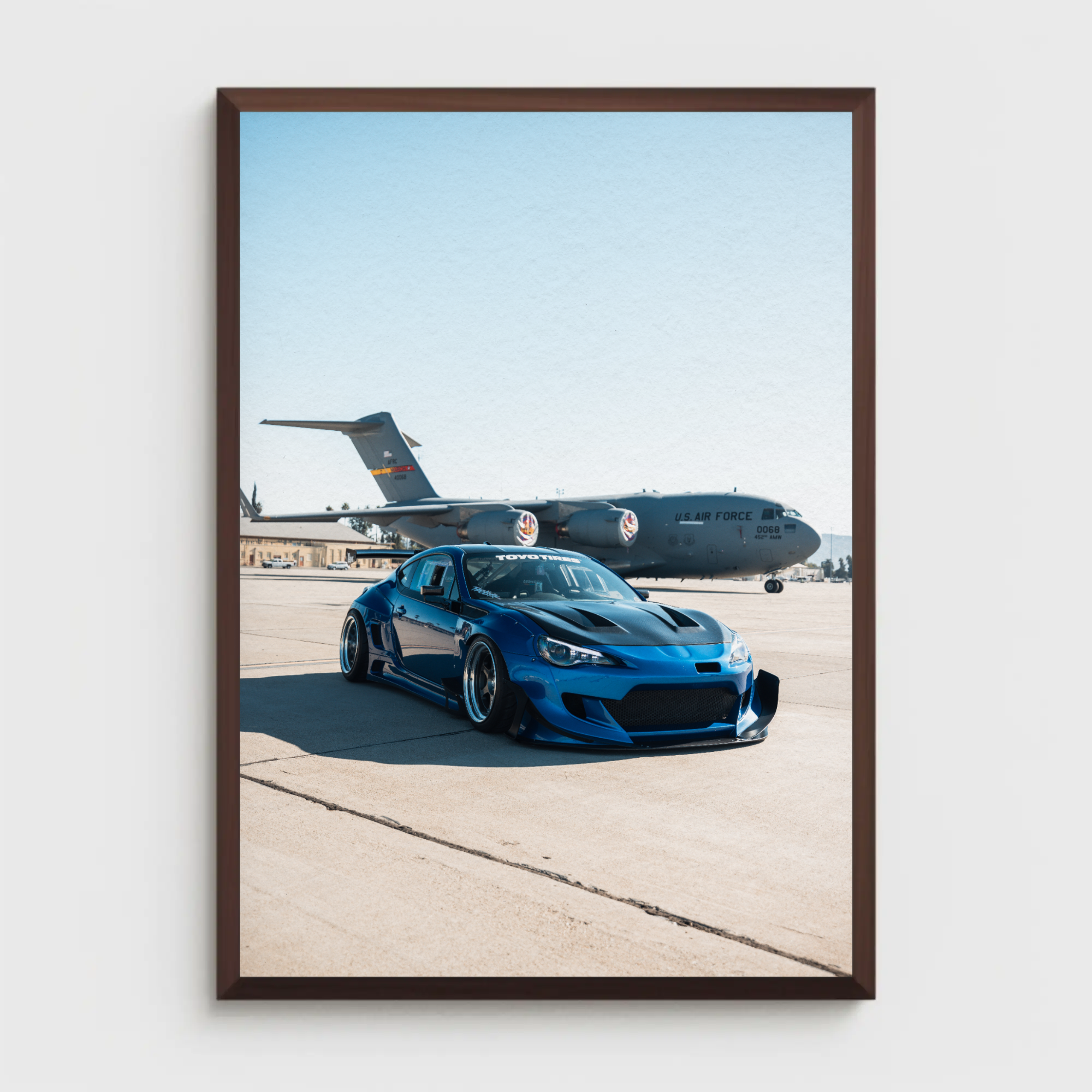 Sleek Widebody Toyota FRS Car Poster #006 - Premium Wall Art Decor