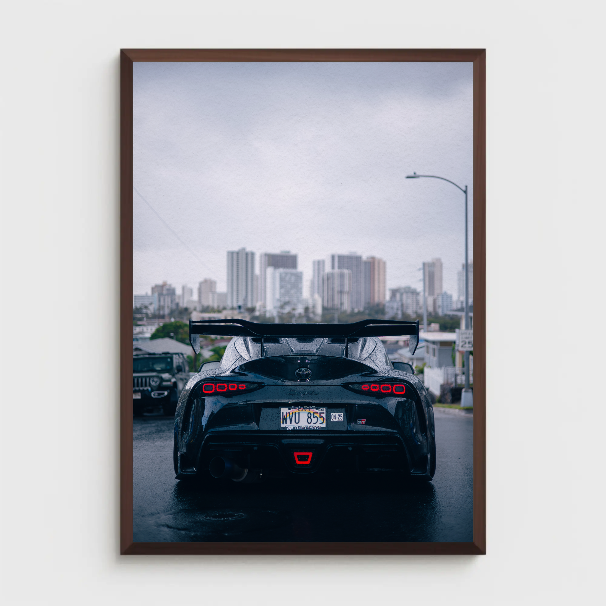 Toyota Supra Mk5 Car Art Print Poster #009 - Premium Wall Decor