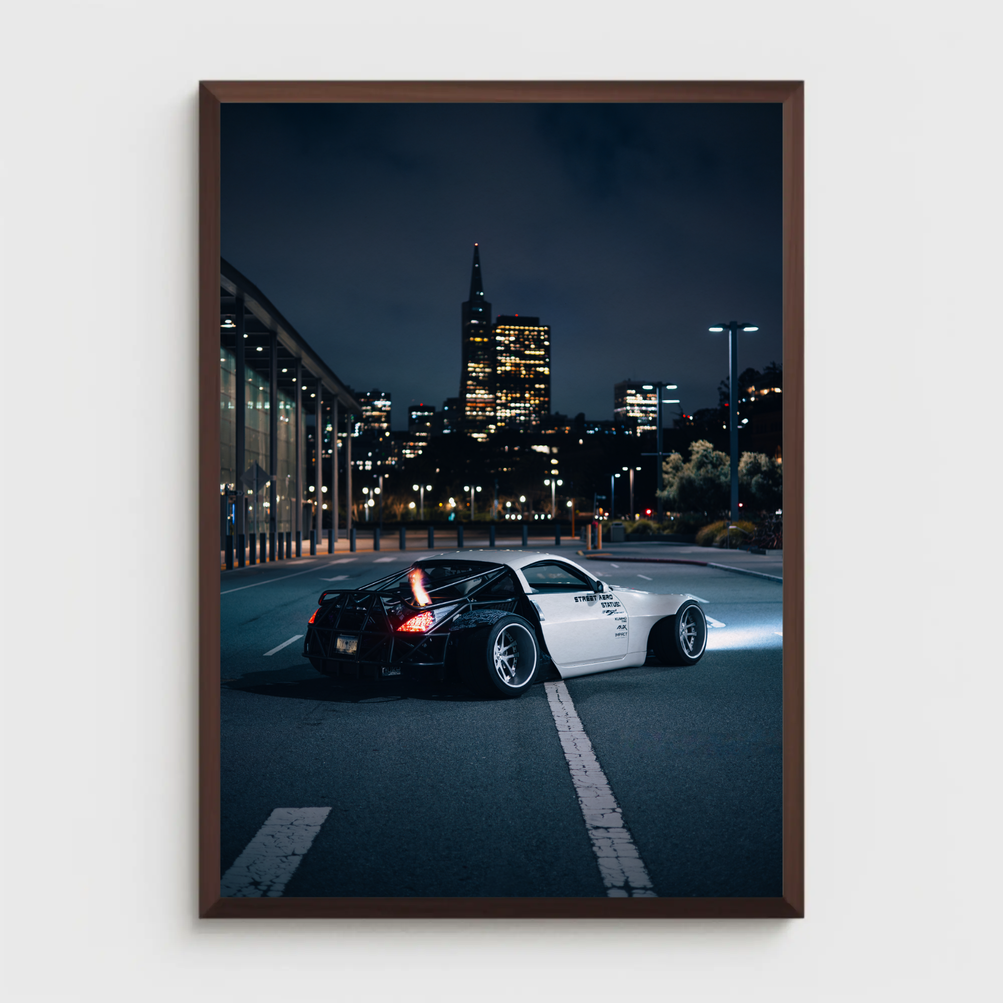 Nissan 350z JDM Widebody Car Poster #009 - Premium Wall Art Print