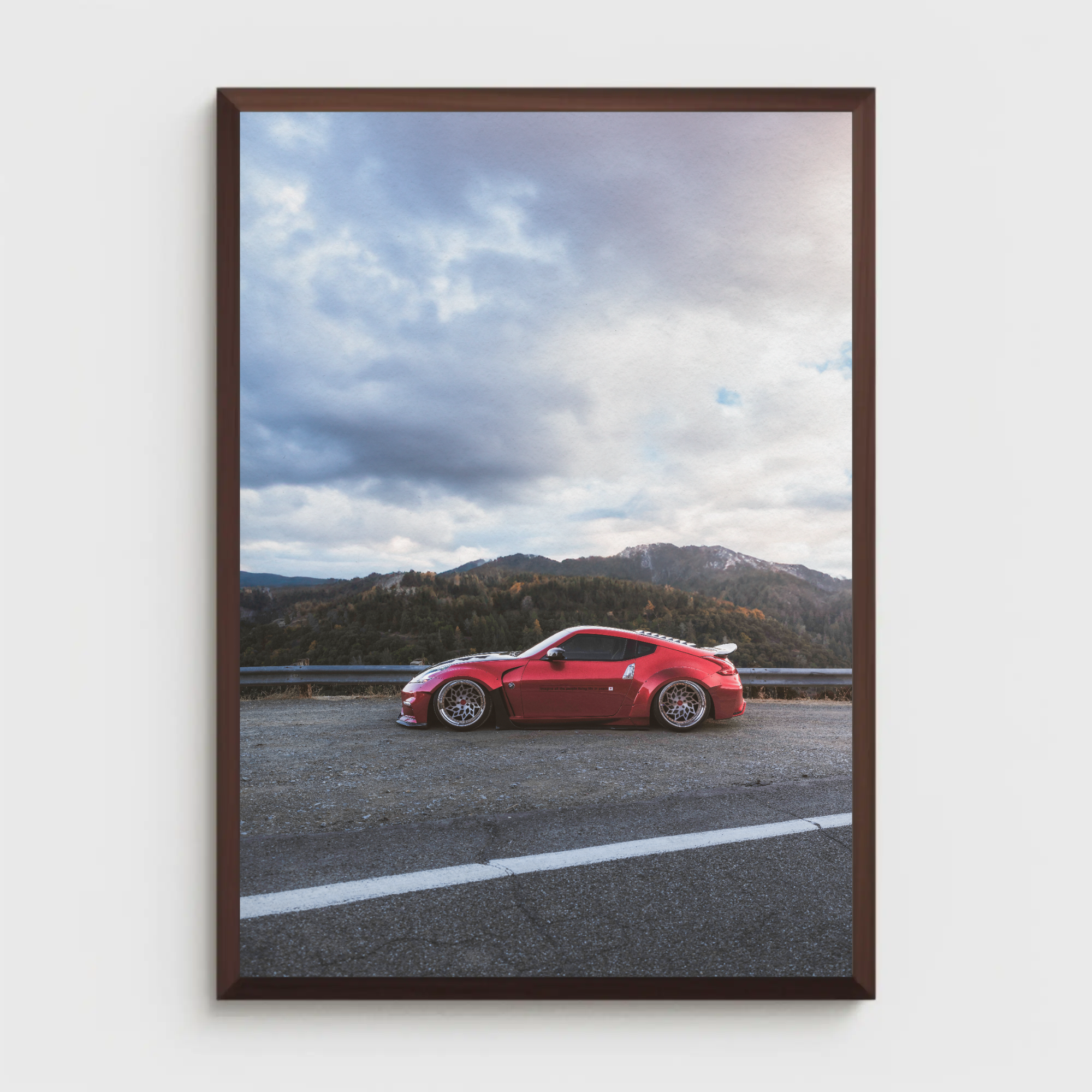 Nissan 370z Automotive Car Poster #012 - Throttle Designs